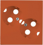 Center plate Protective contact (SCHUKO) Orange - Impressivo 2TKA00001026 | 6438199002743