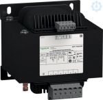 This ABT7 transformer supplies alternating current to control circuits while isolating them from mains power. It has a rated input voltage of 230V to 400V AC, a rated output voltage of 115/230V AC thanks to its double secondary winding, and a rated p ...