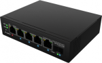 Lanberg | Switch PoE 1xBT 3xAT SFP/ETH Din Unmanagment Fast Ethernet | ILFE-4P-1GE-1S-90 ILFE-4P-1GE-1S-90 | 5901969447354