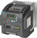 SINAMICS V20 380-480V3AC-15/+10% 47-63Hz Rated power 4 kW with 150% overload for 60 sec. Integrated filter C3 I/O interface: 4 DI, 2 DO, 2 AI, 1 AO Fieldbus: USS/MODBUS RTU with built-in BOP Degree of protection IP20/UL Op Variable: FSB 140x 160x 165 ...