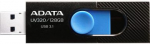 ADATA | UV320 | 128 GB | USB 3.1 | Black/Blue AUV320-128G-RBKBL | 4713218462848