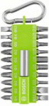 Bit set with carabiner 21pcs., green 2607012002 | 3165140995641