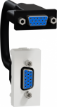 New Unica - HD15 female (VGA) - 1 module - white NU343218 | 3606489455989