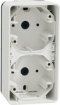 Mureva Styl - surface mounted box - 2 gangs vertical- white MUR39912 | 3606480789892