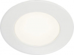 DL 126 LED downlight, round, white, 3W LED, warm white, 12V 112221 | 4024163138017