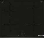 Bosch | Hob | PUE63KBB6E | Induction | Number of burners/cooking zones 4 | Touch | Timer | Black PUE63KBB6E | 4242005321216