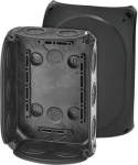 Junction box DK 1000 B 180x130x77mm without terminals, black IP66 62000301 | 4012591134442