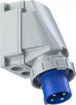 CEE-wall mounted plug 4x63A (3P+PE) 9h IP67 POWER TWIST blue 534-9 | 9003399074318