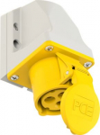 CEE wall mounted socket (compact) 16A 3p 4h IP44, compact 113-4K | 9003399016769