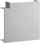 Flat angle for wall trunking BRP/BRAP/BRHP 65x170mm halogen free alu finish BRP651705HLAN | 4012740222891
