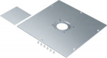 mounting lid for universal floor box size 2 punching GBZ round 50 mm UDM2050GBZ | 4012002238202