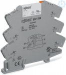 Socket with miniature switch. rel. UC 230 V 3.5 mA, grey 857-358 | 4045454471576