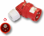 Industrial plug 5x32A IP44 TWIST PCE 7425-6 | 9003399810855