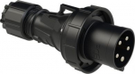 CEE Industrial Plug 5x63A (3P+N+PE) black IP67 POWER TWIST 035-6xs | 9003399681363