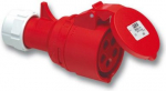 CEE connector 4x32A (3P+PE) 7h IP44 black 224-7 | 9003399139451