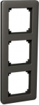 3-gang frame, anthracite, Exxact WDE003703 | 3606480208959