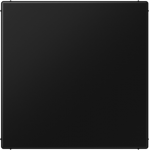 Blank cover plate, matt black, LS LS994BSWM | 4011377186934