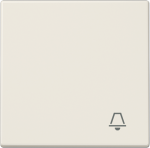 1-gang rocker with "bell" symbol, beige, LS LS990K | 4011377124202