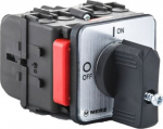 Panel mounted switch PCE MERZ ML032.3-TB/RG 32A 0-1 3P IP55 silver/black ML032.3-TB/RG | 5902082026716