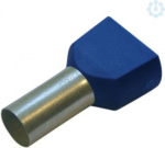 Twin end sleeve 16/16, blue, 50 pieces 270799 | 4011923096861