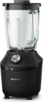 Philips Blender | HR2291/01 3000 Series | Tabletop | 600 W | Jar material Glass | Jar capacity 2 L | Ice crushing | Black HR2291/01 | 8720389001475