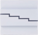 Stair light LED Lina, 1,2W, 6000K, 12VDC, white LS-MWC | 5902431670348