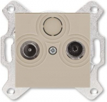 Antenna socket outlet, TV-R, loop-through type with 7 dB tap loss 2CHH083607A6018 | 8592624112402