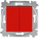 Push-switch, 2 gang 1 way 2CHH598745A6065 | 8592624109693