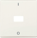 Rocker with legend Characters 0 and 1 Open for Symbol for Switch/push button, Single rocker white - Allwetter 44 (IP 44) 2CKA001731A1809 | 4011395910702