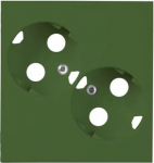 Center plate Protective contact (SCHUKO) Green - Impressivo 2TKA00001027 | 6438199002750
