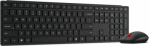 Lenovo Multi-Mode Pro Combo Keyboard and Mouse 6000-US Euro | Keyboard and Mouse Set | Wireless | Mouse included | US Euro | Bluetooth | Eclipse Black 4X31S04848 | 195892125273