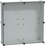 PLS box, polyester rear, transparent PC cover IP66 54x54x18cm NSYPLS5454G | 3606480777035