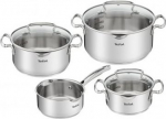 TEFAL | Duetto+ Stewpots set, 7 pcs | G719S734 | Stainless steel | Dishwasher proof | Lid included | Stainless steel G719S734 | 3168430299214
