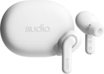 Sudio Earbuds | E4 Pro | Bluetooth | In-ear | Microphone | Cloud White | Noise canceling | Noise reduction | Wireless E4PROWHT | 7350071386743