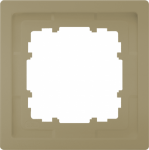 1-fold frame, 82x82mm, malt gold, DELTA Style 5TG1321-0MG | 4047624273379