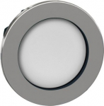 Head for non illuminated push button, Harmony XB4, flush mounted white pushbutton recessed ZB4FA16 | 3606489580865