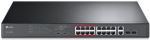 16x10Base-T/100 Base-TX, 2x10/100/1000BASE-T/SFP combo, 16 PoE+ port Network switch TL-SL1218MP | 6935364099824