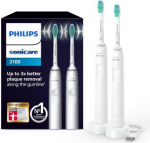 Philips | Sonic Electric Toothbrush | Sonicare 3100 series HX3675/13 | Rechargeable | For adults | Number of brush heads included 2 | Number of teeth brushing modes 1 | Sonic technology | White HX3675/13 | 8710103985686