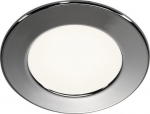 DL 126 LED downlight, round, chrome, 3W LED, warm white, 12V 112222 | 4024163138024