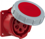CEE-flanged socket 5x16A (3P+N+PE) 6h IP67 TT 70x70 red 3152-6TTF70 | 9003399376924