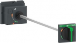 Extended rotary switch, ComPacT NSX100/160/250, black, length 185mm - 600mm, IP55 LV429338T | 3606482003903