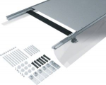 flush floor trunking with foil dry care nom. width 600 level. range 65-110mm BKF600065 | 4012002237014