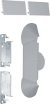 Wall cover plate for wall trunking BR 85x130mm halogen free in stone grey L33307030 | 4012740320207