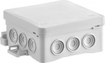 Junction box NS6 85x85x40 mm IP54 grey with lid 35346102 | 5907813202865