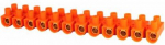 Thermoplastic connector strip LTF 12x25 mm2 orange 21712008 | 5907813217272