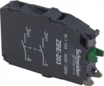 Double contact block for head &Oslash;22 2NO screw clamp terminal. range of product: Harmony XB4, Harmony XB5 - product or component type: contact block - device short name: ZBE - contacts type and composition: 2 NO - contacts operation: slow-break - contac ...