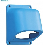 Housing for socket outlet, metal 70dgr. DB9 ISV 879A087