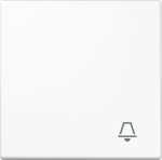 1-gang rocker with "bell" symbol, white, LS LS990KWW | 4011377128606