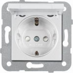 Socket with lid silver Novella 92105012 | 8691136756101