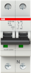 S201-B2NA Miniature circuit breaker (MCB) 1P+N B 2A 2CDS251103R0025 | 4016779613040